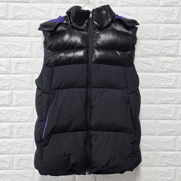 택포// 에비수 EVISU 후드 패딩 조끼 M