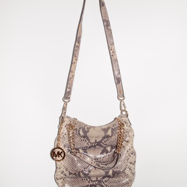 Snakeskin Shoulder Bag