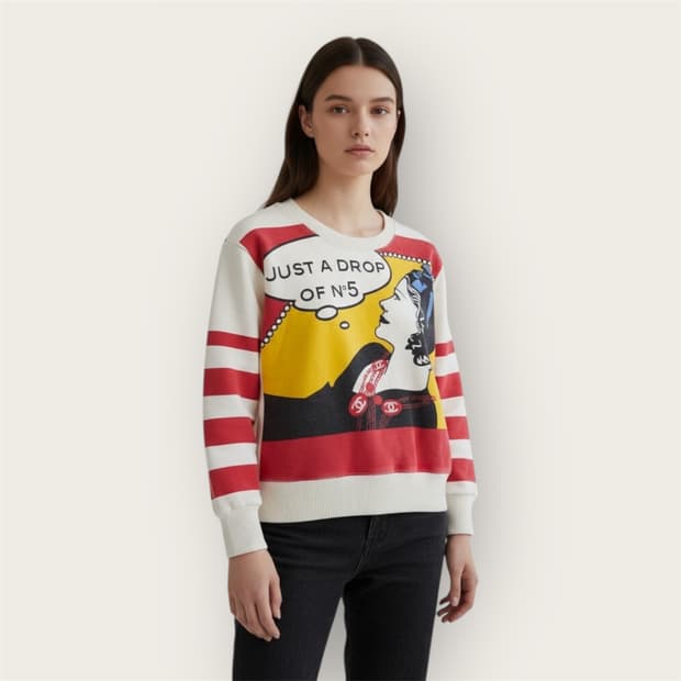 36/ 샤넬 2001AW 마드 모아젤 스웻 맨투맨