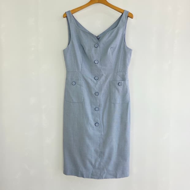 [KENNETH LADY] 케네스레이디 블루 버튼 원피스 여성 66