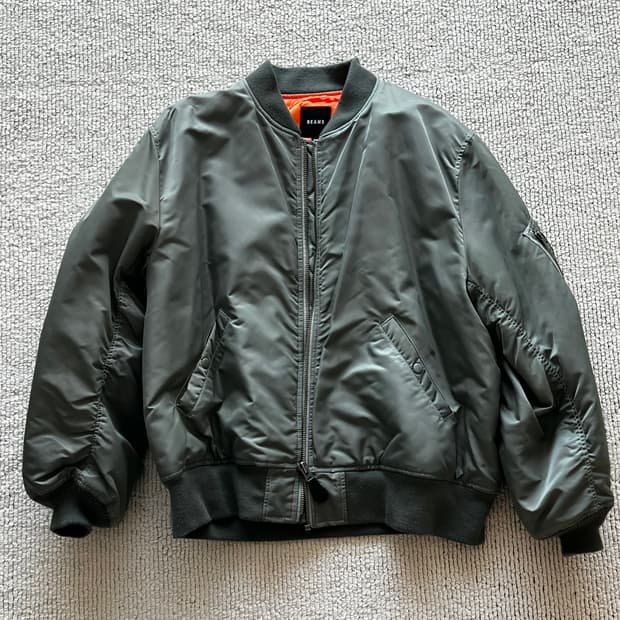 빔즈 MA-1 항공점퍼 카키색상 XL