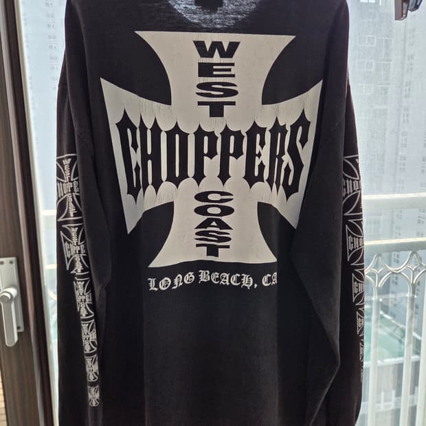 00s 웨스트 코스트 차퍼스 롱슬리브 티셔츠 [xl] 블랙