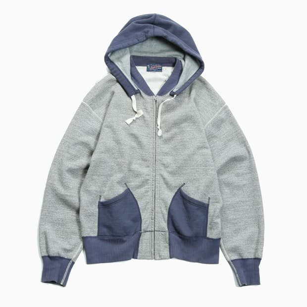 Sugar Cane Vintage Sweat Hood ZIp-up