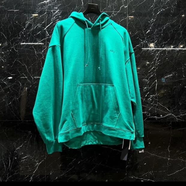 준지 애플그린 디테쳐블 캡 후드