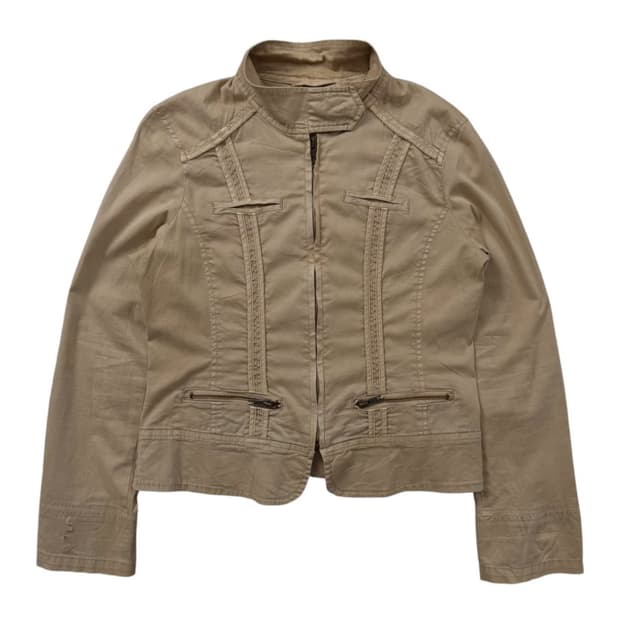Backnumber military zip-up jacket