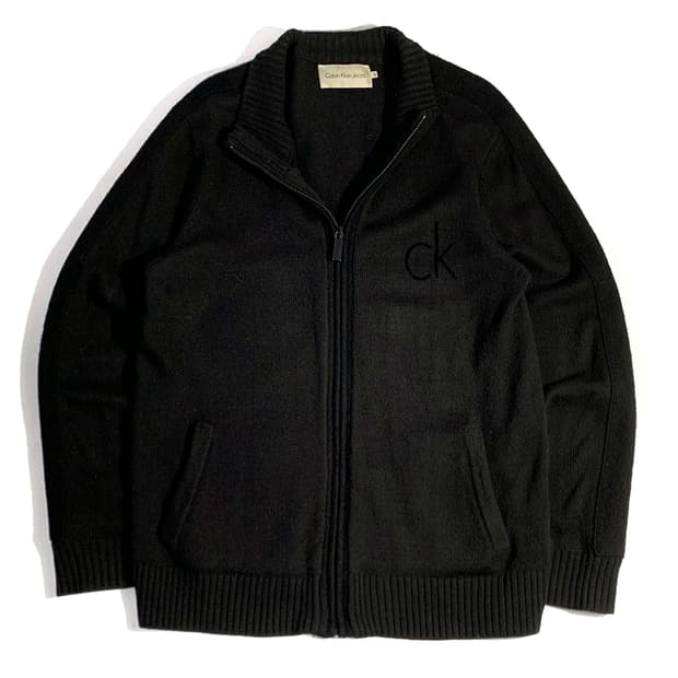 캘빈클라인 니트 집업 