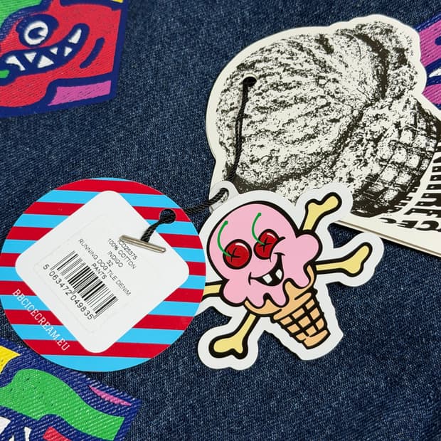 BBC ice cream denim pants (32,32) 32size