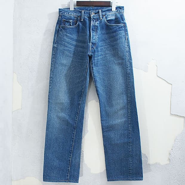 (30)텐더로인 5P 레귤러 스트레이트 셀비지 데님팬츠 다트포드 블랙잭