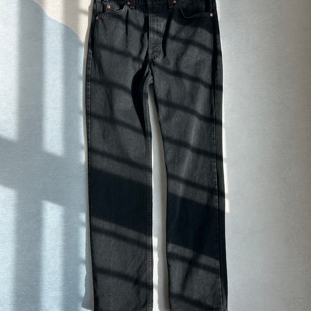 90s 빈티지 리바이스 517 오렌지탭 블랙 usa