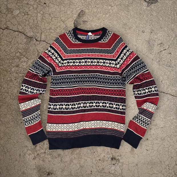 H&M 페어 아일 크루넥 니트 스웨터