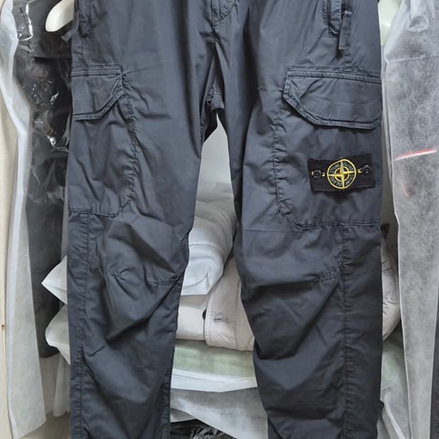 정품 스톤아일랜드 카고조거팬츠 30 블랙
