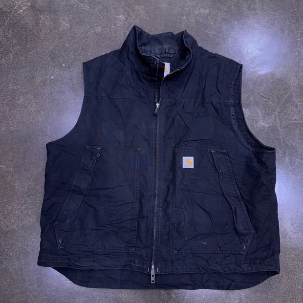 칼하트 퀵 덕 제퍼슨 베스트 조끼 블랙 2XL