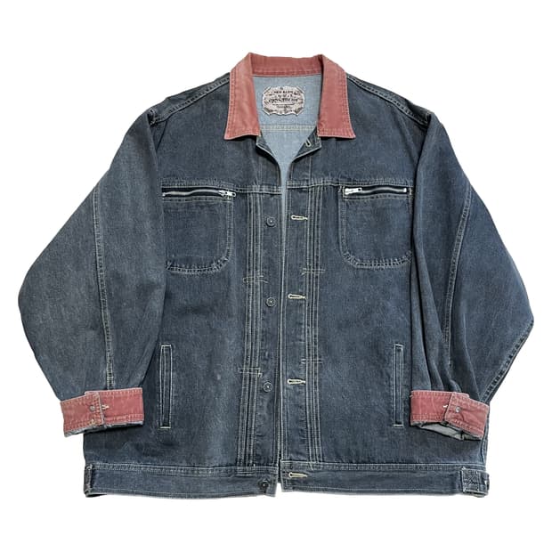 [Free] CANGARCON 흑청 데님 자켓