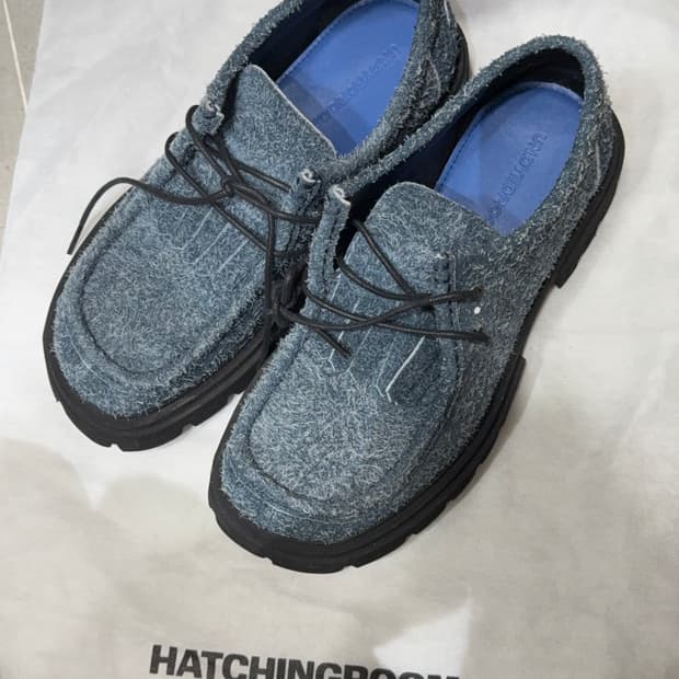 언다이드룸 헤어리 더비슈즈 