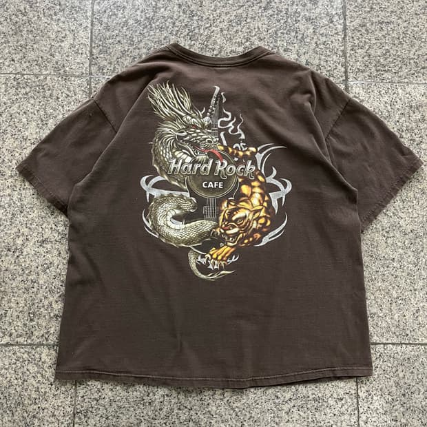 1990s Hard Rock Dragon&Tiger T Shirts