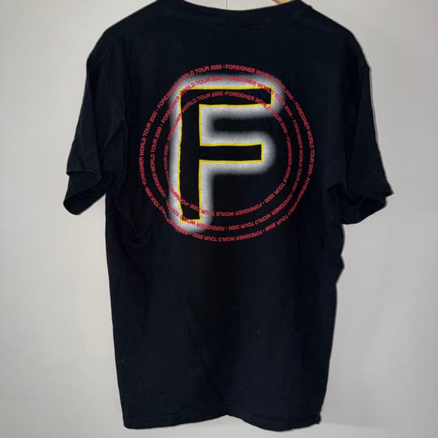 90s foreigner tour shirts