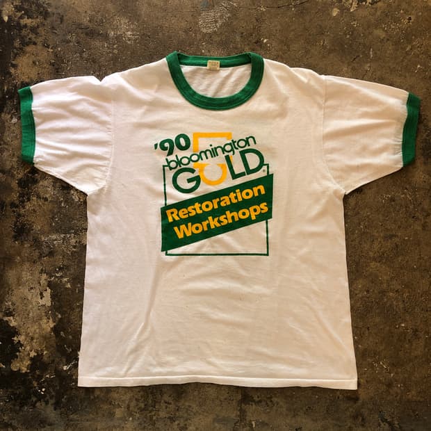 70s~90s Ringer T-shirt-L