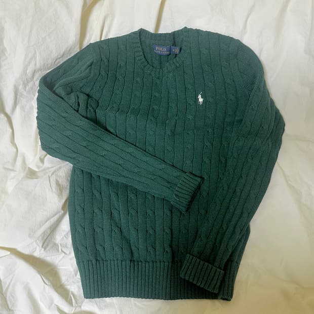 폴로랄프로렌 레귤러 니트 그린
