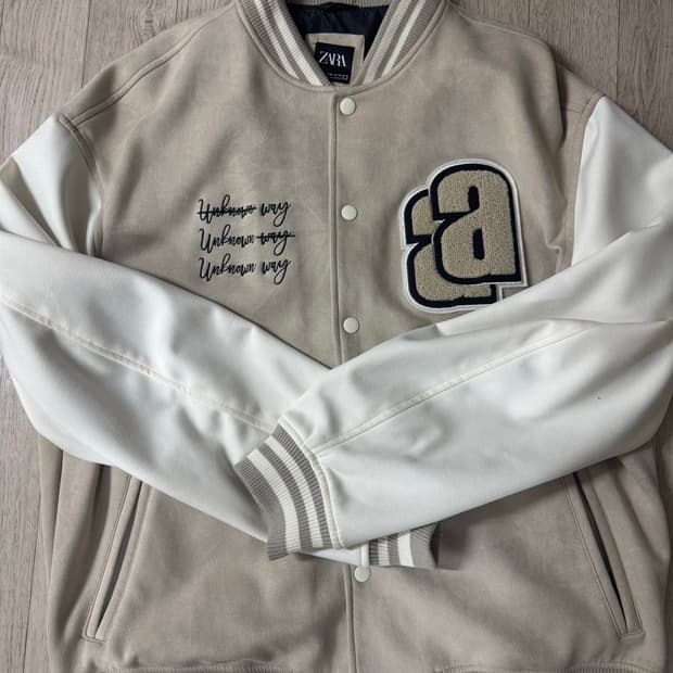 패치 봄버 자켓