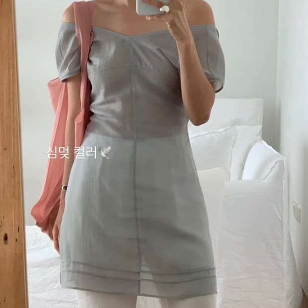 [FARVEN] 핀카 타이 원피스