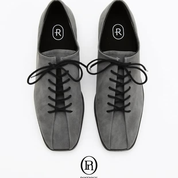 로제니크 레이스업 로퍼 235 누벅그레이