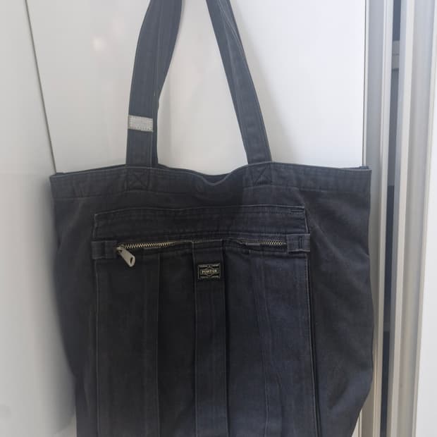 포터 해링본 숄더백