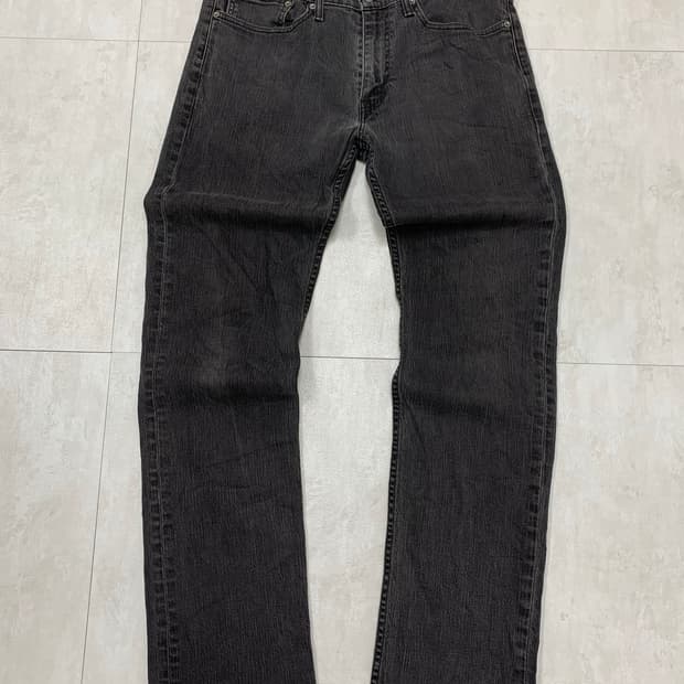 리바이스 514 흑청 데님 팬츠 #310