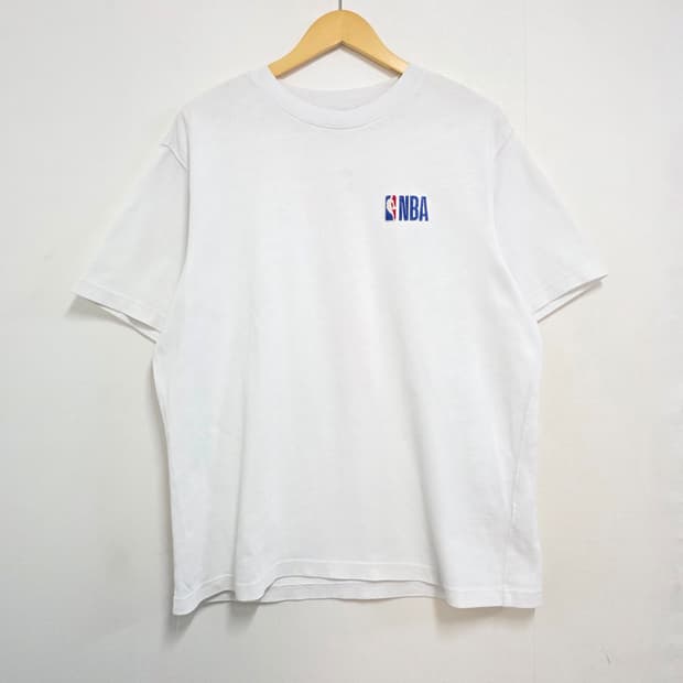 L 100-105 NBA 오버핏 화이트 반팔티셔츠