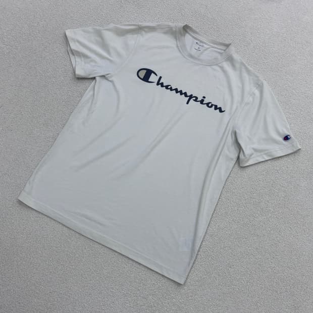 M 챔피온 빅로고 그래픽 반팔 티셔츠 0403E