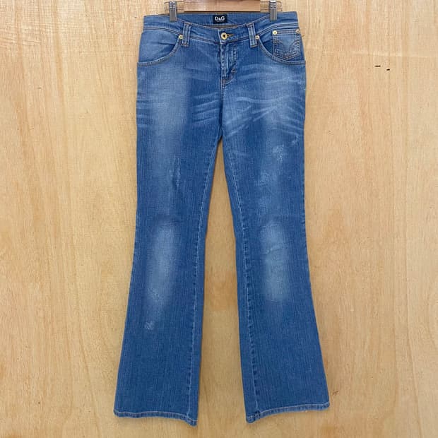 D&G boots-cut denim pants 돌체앤가바나 부츠컷