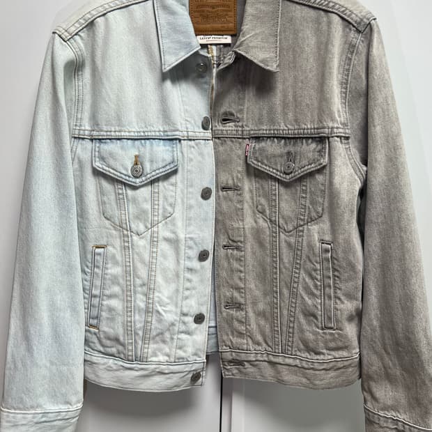 리바이스 ex보이프렌드 트러커 데님 자켓 청자켓