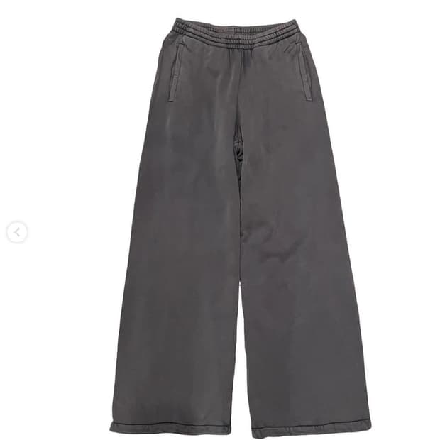 [신품] 이지 갭 언릴리즈드 헤비 와이드 핏 팬츠 XL 다크그레이