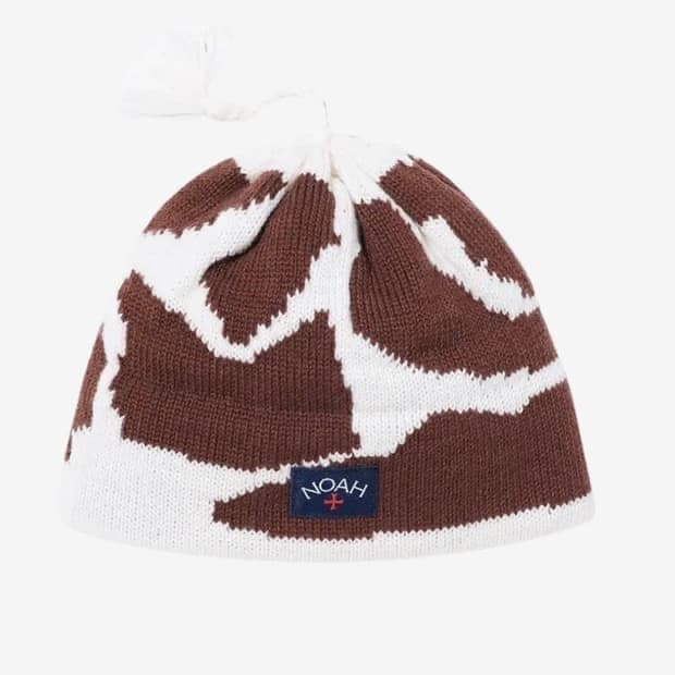 Noah cow print beanie 노아 카우 비니