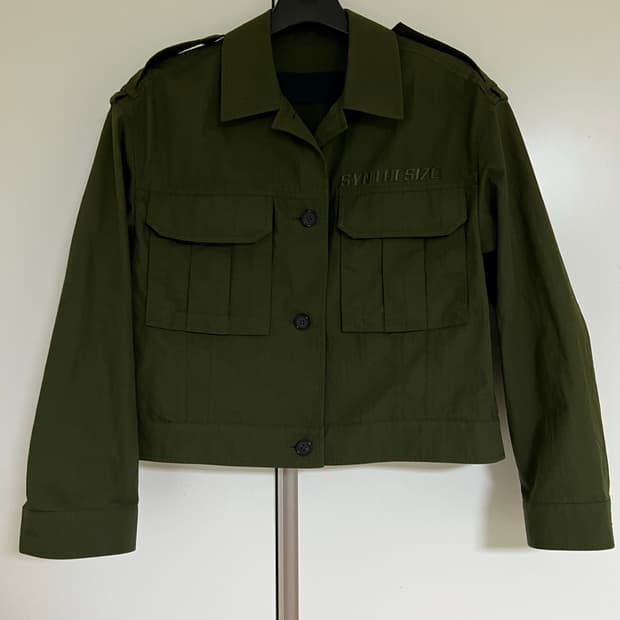 준지 여성 크롭 야상