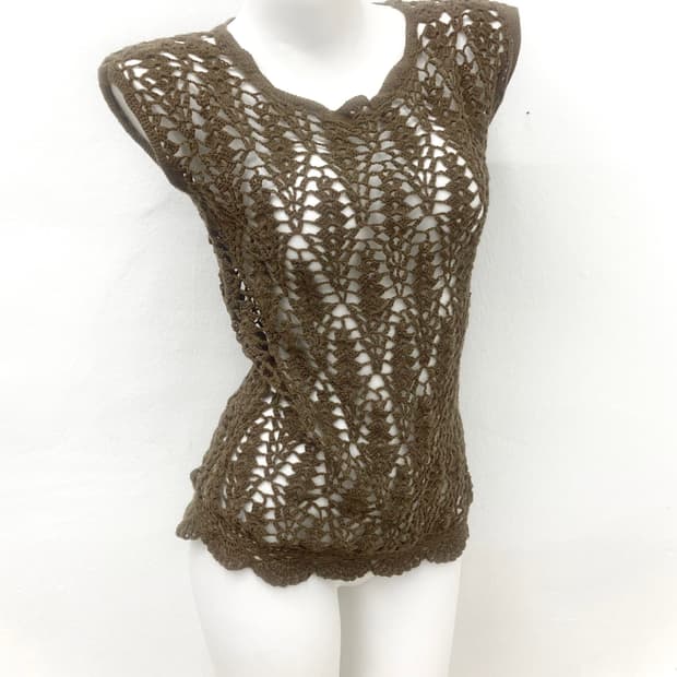 Crochet sleeveless