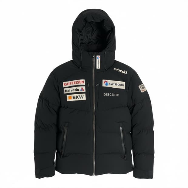 데상트 스위스 레플리카 패딩 M