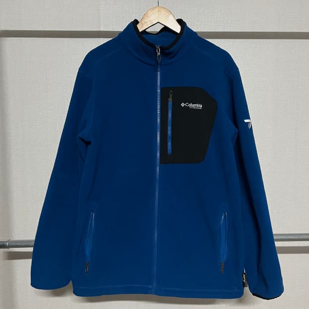 컬럼비아 티타늄 블루 플리스 집업 XL