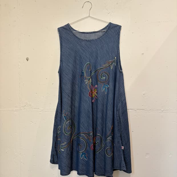 Mode Aslan denim one piece 