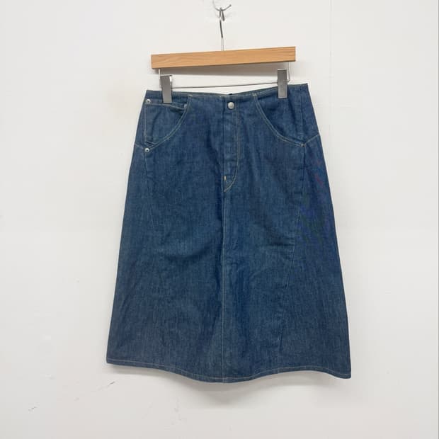 00s 리바이스 엔지니어드 데님 스커트