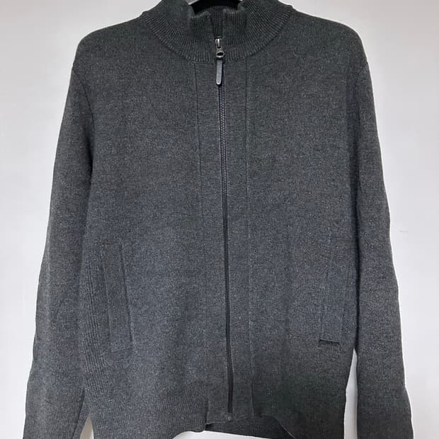 블랙라벨 남성 니트 집업 가디건