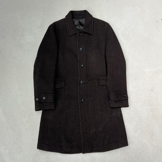 콤사이즘 헤링본 울코트 s09290