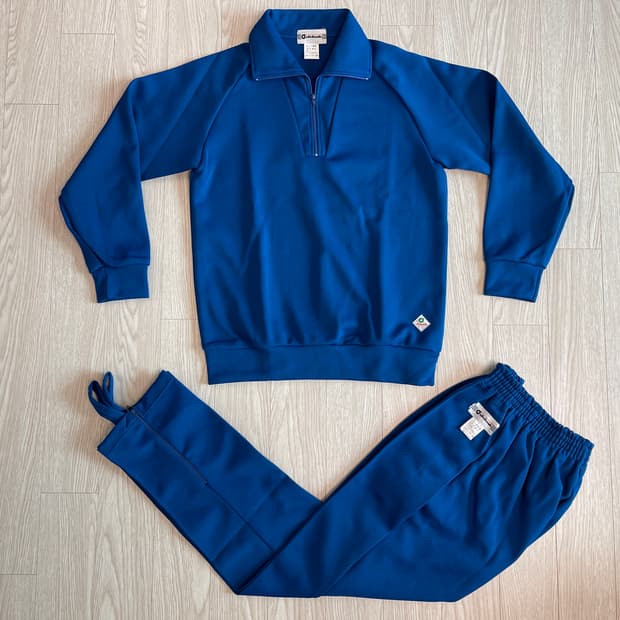 젤렌크 스포츠 80s 올드 트랙탑 져지 셋업 1990