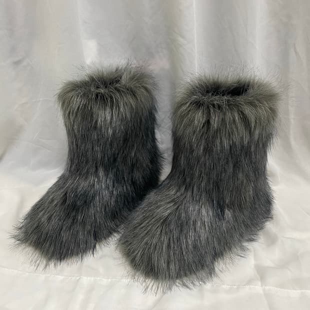 퍼 부츠 fur boots