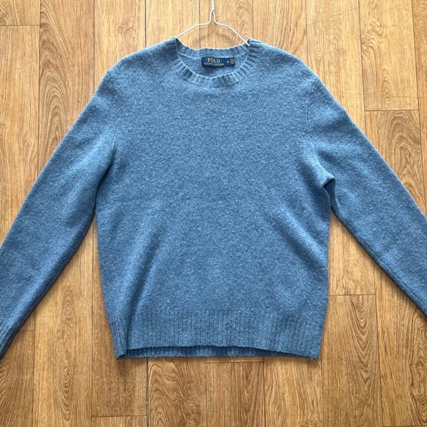 폴로 랄프로렌 울 캐시미어 크루넥 니트