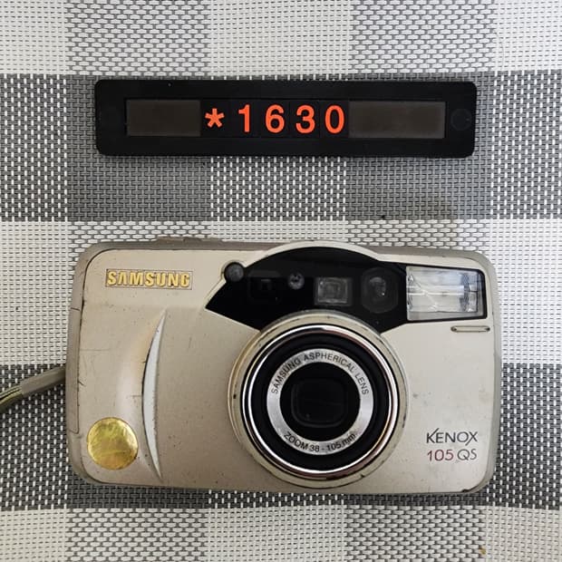 삼성 캐녹스 105 QS 필름카메라