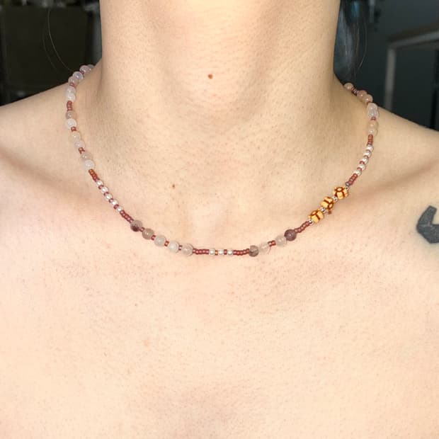 Flower cake 목걸이