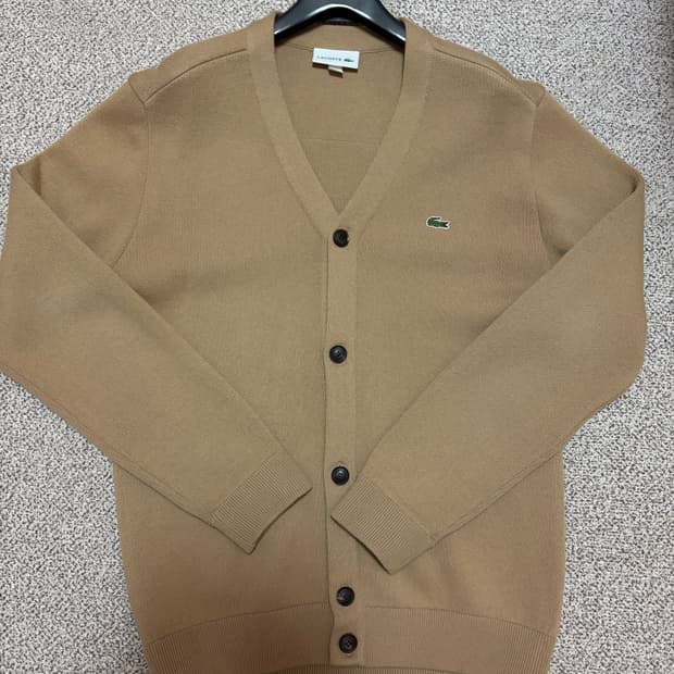 라코스테 남성 울 가디건 S사이즈