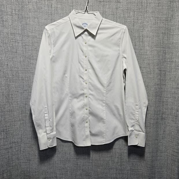 브룩스 브라더스 논아이론 코튼 긴팔 카라 셔츠 