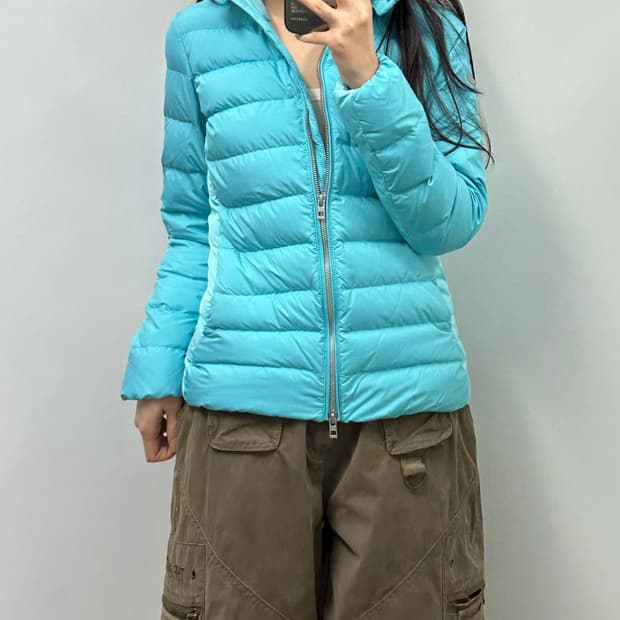 아디다스 투웨이 마린 경량 패딩