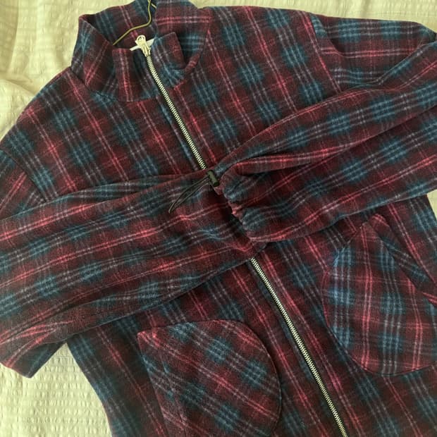 Awsome sauce 체크 후리스